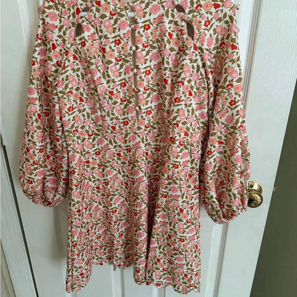 Floral Long Sleeve Dress